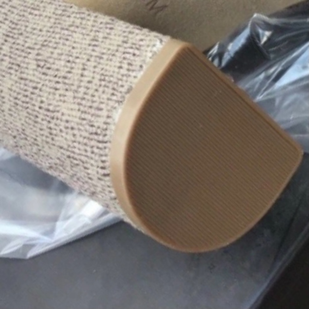 Charles David Iceland Fashion Bootie Nude Stretch Heel Pump Almond Toe Boots 9 - Picture 5 of 5